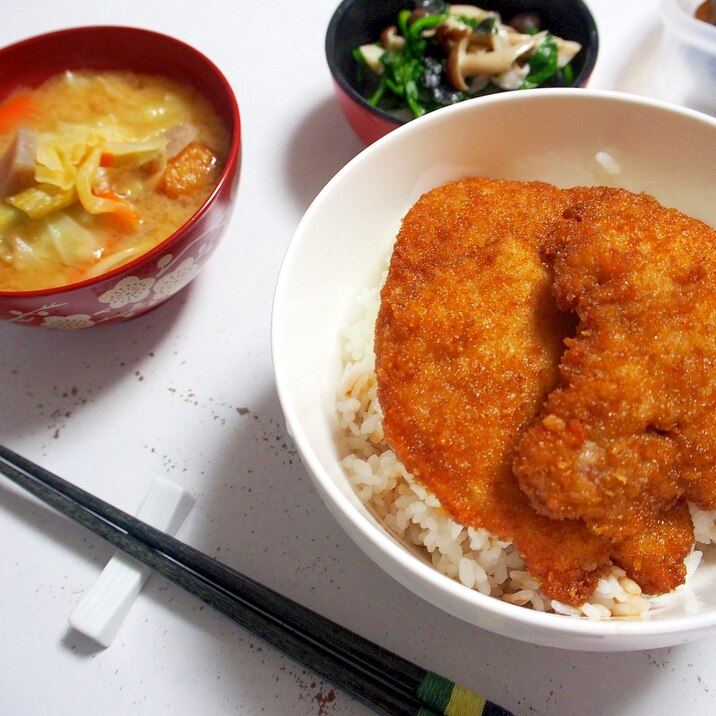 故郷の味☆ソースカツ丼